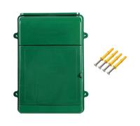 HGZLQKD Wall Hanging Mailbox Post Box Letter Box Suggestion Case 34.5x26x7cm Drop Box for Hotel Business, Green