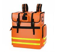 HGZLQKD Waterproof Hose Carrier Fire Hose Backpack Hose Bag Storage Pack With Reflective Striping And Padded Double Shoulder Straps Suitable for firefighters, Array, Orange