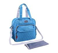 HGZLQKD Waterproof Maternity Bag Diaper Bag Handbag Tote Changing Mat Oxford Cloth With Multiple Pockets Detachable Strap Sturdy Build suitable for care on the trips car rides, Array, Blue