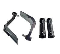 HGZLQKD Wind-Deflector Hand Protector Pair with Handlebar Grips Motorcycle Retrofit Wind Deflector Impact-Resistant Handle Protector