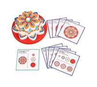 HGZLQKD Wooden Block Stacking Games, Colorful Fun,Educational Toy Challenging Board Games for Party Night Ages 4+