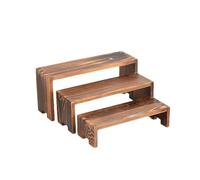 HGZLQKD Wooden Tiered Riser Display Stand,Dessert Table Display Set,Stackable Cologne Perfume Organizer Stand for Desserts Perfume