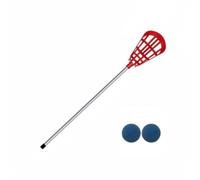 HGZLQKD Youth Equipment Stick Crosse Training Stick Stick With Aluminum Handle And Netted Pocket For Reliable Catch And Throw Suitable for coaching skill, Red, Beginner Lacrosse Stick