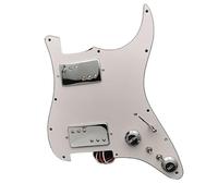 HH Brass Cover Two Humbucker Coil Spliting Pickguard Electric Guitar Pickguard Humbucker Loaded Prewired Scratchplate