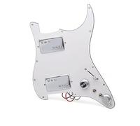 HH Brass Cover Two Humbucker Coil Spliting Pickguard Electric Guitar Pickguard Humbucker Loaded Prewired Scratchplate