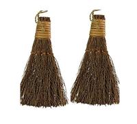 HH Cinnamon Broom 6" - Cinnamon Broomstick Scented 2 Pack -Mini Broom - Witches Broom Decor for Halloween - Cinnamon Broomstick - Mini Broomstick