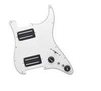 HH-Coil Splitting Electric Guitar Pickguard Two Blade High Output-15K With Two Humbucker Loaded Prewired Scratchplate