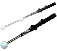 HH-GOLF Rhythm Click Sound Telescopic Warm Up Golf Swing Trainer, Correcting Gesturer Training Aid for Tempo Grip Strength Practice Stick