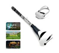 HH-GOLF VR Golf Club Handle, Compatible with Meta/Oculus Quest 2, Non-Slip Golf Grip for VR Golf Games (For Right & Left Controllers)