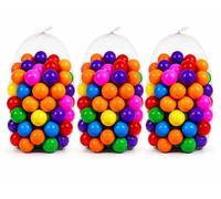 HH Home Hut 300PCS Soft Plastic Mini Play Balls Multi Vibrant Colours - durable, No Sharp Edges, Non Toxic, Phthalate & BPA Free - Use in Kids or Toddler Ball Pit (300PCS)