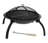 HH Home Hut Fire Pit Folding Portable heater for Outdoors,Ideal for Garden BBQ and Camping Stove Firepit, Outdoor Log Burner Garden Heaters & Fire Pi