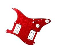 HH Pre-wired Electric Guitar Pickguard With Two Humbucker Loaded Prewired Scratchplate Assembly Guitar Replacement Parts (Color : 10)