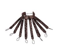 HH Pro The 8 Styler Octopus Brown Heatless Hair Satin Curler Whole Head of Curls no Heat Damage