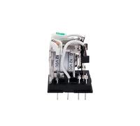 HH52P HH53P HH54P Coil Generalel ectromagnetic Intermediate Relay Switch LED DC 6V 12V 24V AC 220V MY2NJ/MY3NJ/MY4NJ(HH52P DC6V)