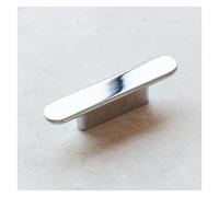 HH5943CCA 32mm Centres Polished Chrome Long Slim Kitchen Cabinet Pull Handle - 80mm Length, M4 x 25mm Screws Included