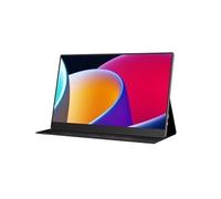 Hhaoran-9868 Monitor for Laptop 1080P Full HD Resolution 60Hz Portable Monitor for Office Gaming and Audio-visual External Display Travel Monitor