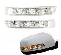 HHAWYY Left Right Wing Mirror Indicator for KIA Sorento 2009-2014 2015-2020, Turn Signal Lights Replacement, Including Bulb Lenses, 87613-2P000 87623-2P000 87614-C5000 87624-C5000,left-2009-2014