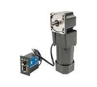 HHB18I AC110V/220V 120W 90°Right Angle Electric Gear Motor High Torque Motor with Variable Speed Controller Governor Gear Reducermotor(110V,15K(0-90RPM))