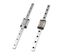 HHB18I Linear Rail Guide Mini MGN7 MGN9 MGN12 MGN15 100mm 200mm 350mm Block MR7 MR9 MR12 MR15 Miniature Slide Carriage CNC 3D Printer(MGN12H,550mm)