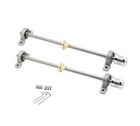 HHB18I T8 Lead Screw Vertical Horizontal SET Pitch 2mm Lead 8mm Diameter 8mm 2pc KFL08 KP08 Bearing 5x8 Coupler for CNC 3D Printer Axis(2 SET T8 KP kit,300mm)