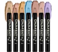 HhBdy 7 Colour Eyeshadow Stick, Cream Eyeshadow Waterproof and Long-Lasting Eye Shadows Shiny Pearlescent Finish Eye Make-up Smudge-Resistant for Everyday Party Prom and Wedding Looks