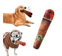 HhBdy Cigarette Dog Toy 25 cm Cool Plush Dogs Toys Funny Dog Squeaky Toy for Teeth Cleaning Boredom Pet Chew Cigars Toys for Small Medium and Large Dogs