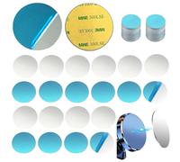 HhBdy Phone Magnet Sticker,100 Pcs Sticky Pads for Magnetic Car Phone Holder Universal Ultra Round Thin Metal Disc W/Strong 3M Adhesive Sticker, Replacement Accessory Kit(30×0.3 mm)