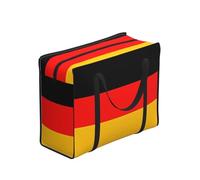 hhbiuuo germany flag Print Storage Bag, Reusable Groceries Bag, Waterproof Tote for Picnics, Travel, Moving&Everyday Use