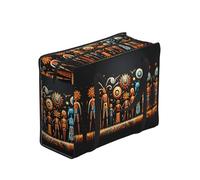 hhbiuuo Primitive Totem Print Storage Bag, Reusable Groceries Bag, Waterproof Tote for Picnics, Travel, Moving&Everyday Use
