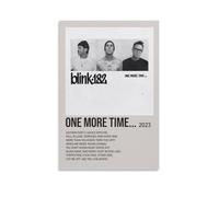 HHBOK Blink-182 One More TimeWall Art Poster Waterproof Living Room Bedroom Office Modern Canvas Printing Home Decoration Gift CreativityBlink-182 One More Time16x24inch(40x60cm)