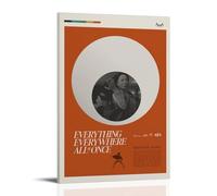 HHBOK Everything Everywhere All at OnceWall Art Poster Waterproof Living Room Bedroom Office Modern Canvas Printing Home Decoration Gift CreativityEverything Everywhere All at Once12x18inch(30x45cm)