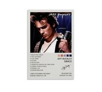 HHBOK Grace Jeff BuckleyWall Art Poster Waterproof Living Room Bedroom Office Modern Canvas Printing Home Decoration Gift CreativityGrace Jeff Buckley16x24inch(40x60cm)