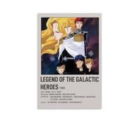 HHBOK Legend of The Galactic HeroesWall Art Poster Waterproof Living Room Bedroom Office Modern Canvas Printing Home Decoration Gift CreativityLegend of The Galactic Heroes16x24inch(40x60cm)
