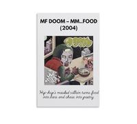HHBOK MF Doom MM..FoodWall Art Poster Waterproof Living Room Bedroom Office Modern Canvas Printing Home Decoration Gift CreativityMF Doom MM..Food20x30inch(50x75cm)