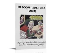 HHBOK MF Doom MM..FoodWall Art Poster Waterproof Living Room Bedroom Office Modern Canvas Printing Home Decoration Gift CreativityMF Doom MM..Food08x12inch(20x30cm)