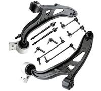 HHCM 10pc Front Lower Control Arm Kit for Ford Explorer 2011-2017, Police Interceptor Utility 2013-2016, Control Arm K622215 K622216 Tie Rod ES800952 EV800893 Sway Bar K750616 K750617 K750393 K750394