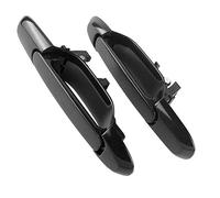HHCSOP Exterior Outside Door Handle Rear Left Driver & Right Passenger Side Fit for 1998 1999 2000 2001 2002 2003 Toyota Sienna LE/CE/XLE Without Keyhole Black - 2PCS