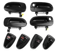 HHCSOP Front Rear Driver Passenger Side Door Handle for Hyundai Accent 2000 2001 2002 2003 2004 2005 Dodge Verna 04-05 Outside Inside Door Handles Set - 8PCS