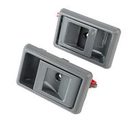 HHCSOP KOpart 2PCS Interior Front Rear Door Handle Driver & Passenger Side fit for Tacoma Corolla 4Runner Pickup Tercel Geo Prizm (Gray)