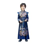 HHCTEBEC Boys Tang Dynasty Hanfu Autumn Outfit Traditional Chinese Prince Young Master Costume,140