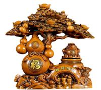 HHCTEBEC Feng Shui Money Tree Large Pine Tree Bonsai Style Lucky Tree Coin Tree for Office Home Ornaments Feng Shui Decoration for Wealth Fortune And Luck,L