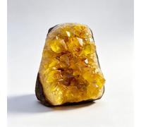 HHCTEBEC Natural citrine cluster crystal ornaments, feng shui stones, wealth
