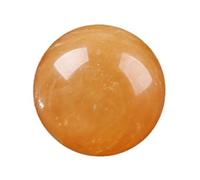 HHCTEBEC Natural Yellow Citrine Quartz Crystal Sphere Ball