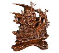 HHCTEBEC Sailing Ship Statue Decor Feng Shui Wealth & Success Ornament for Office Desk, Business Opening Gift, Chinese Home Decor,47 * 18 * 55cm