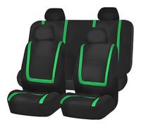 HHCVLUZI Car Cloth Seat Covers For Peugeot Partner Tepee 2008-2018/Peugeot 3008 2009-2016,9 Pcs Full Seat Seat Protectors Breathable Front Rear Cushion Protectors Interior Accessories, Green