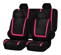 HHCVLUZI Car Cloth Seat Covers For Toyota Corolla 5-door Hatchback E210 2018-2025,9 Pcs Full Seat Seat Protectors Breathable Front Rear Cushion Protectors Interior Accessories, Rose red