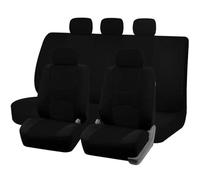 HHCVLUZI Car Seat Cover Sets For Audi A1 2010 2011 2012 2013 2014 2015-2018,5-seater Front Rear Cushion Protector Full Surround Breathable Cushion Covers Interior Accessories,Black