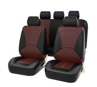 HHCVLUZI Car Seat Cover Sets For VW Passat CC 2010 2011 2012 2013 2014 2015 2016 2017 2018, 5 Seats Front Rear Seat Cover Protector Breathable Auto PU Leather Cushion Interior Accessories