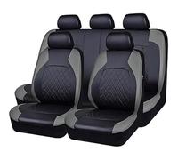 HHCVLUZI Car Seat Covers Universal Fit For Fiat Panda Classic/Pandazzurri/Panda City Cross 2000-2023 2024，Auto Seat Cover Cushion PU Front Rear Seat Protectors Breathable Removable Accessories