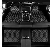 HHCVN 4 PCS Car Floor Mats for Fiat 600 Hybrid 2024 2025+, Customized Leather Floor Matt, All Weather Waterproof Non-Slip Carpet,Car Accessorie,Black